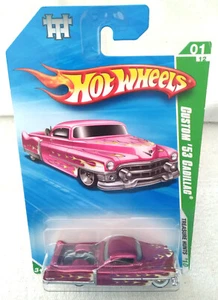 Hot Wheels 2010 *SUPER TREASURE HUNT* Custom 53 Cadillac *SPECTRAFLAME PINK* - Picture 1 of 7