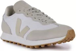 Veja Rio Branco Tech Fabric Runners Shoe Lace Up White Grey Mens Size UK 6 - 12 - Picture 1 of 6
