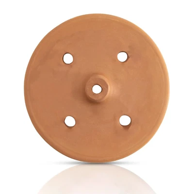 Handmade Clay Pot Dolma Lid Cover, Unglazed Terracotta Grape Leaf Roll Lid - Image 1 of 4