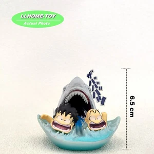 Anime Dragon Ball Z little Son Goku krillin Attacked by sharks Figure toy Gift - Picture 1 of 7