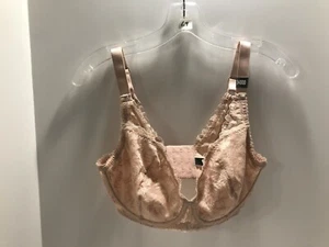 NWT Beige Felina Unlined Underwire Bra Lou Lou Lace 115027 US 40DDD L9 - Picture 1 of 3
