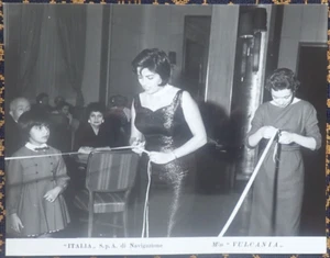 "ITALIA" S.p.A. von NAVIGATION~TRANSATLANTIK M/n "VULCANIA"~Foto Nr.6462~~ - Bild 1 von 3