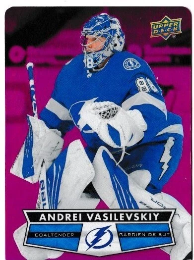 2021-22 Andrei Vasilevskiy Tim Hortons Canada Red Die-Cut Parallel Card #DC33 - Image 1 of 1