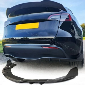 Alerón labial difusor parachoques trasero de carbono real para Tesla modelo Y 2019-2024 BODYKIT - Imagen 1 de 17