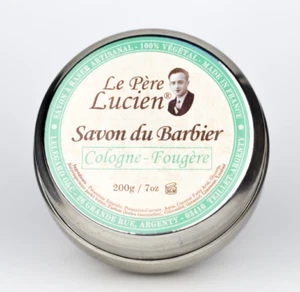 COLOGNE FOUGERE 200g Rasierseife ätherischen Öle Shea Le Père Lucien FRANCE - Picture 1 of 2
