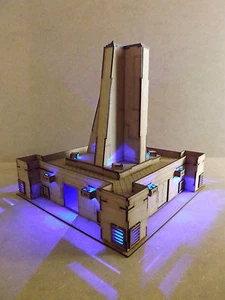 Spire LED Tischplatte 28mm Wargame Infinity Gebäude Gelände Landschaft Wargaming - Bild 1 von 6