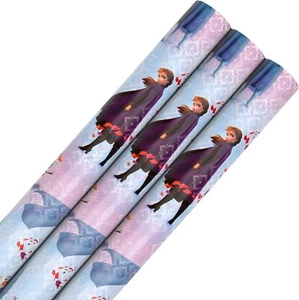 Buy 2 Get 2 2M single roll- Free Hallmark Wrap Paper Rolls Frozen Harry Potter - Picture 1 of 13