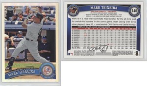 2011 Topps Chrome Refractor Mark Teixeira #140