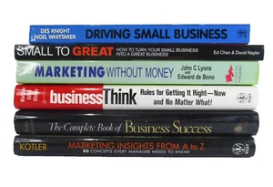 Business Books Bundle x6 Books Titles in Description Mix Paperback Hardback VGC - Picture 1 of 9