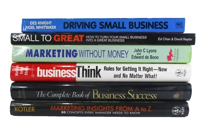 Business Books Bundle x6 Books Titles in Description Mix Paperback Hardback VGC - Image 1 of 4