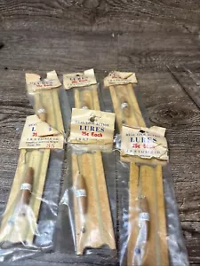 Kit lenza gancio sughero naturale piombo da pesca vintage NOS LOTTO 6 - Foto 1 di 5