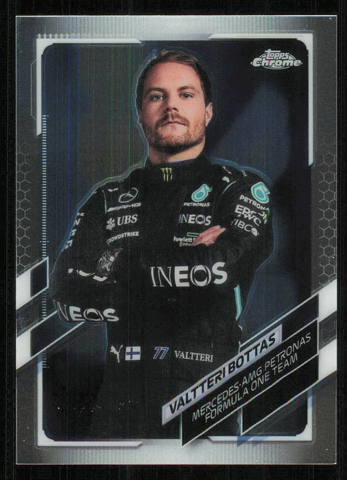 2021 Topps Chrome Formula 1 #2 Valtteri Bottas - Image 1 of 2