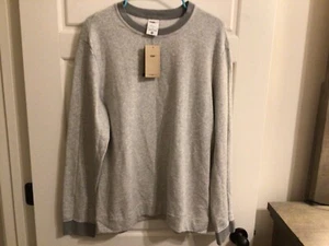 Nike Therma-Fit Core Crew Yoga Felpa Uomo Grigio DM8137-050 Small - Foto 1 di 2