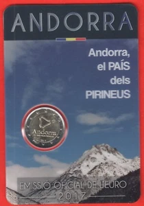 Andorra 2 euro 2017 (2018) "The Pyrenean country" BiMetallic BU - Picture 1 of 2