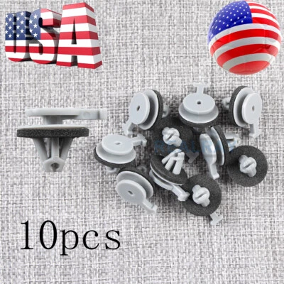 10x Front Wind Shield A Pillar Trim Clip For Land Rover Sport LR3 LR4 2006-2013 - Imagem 1 de 4