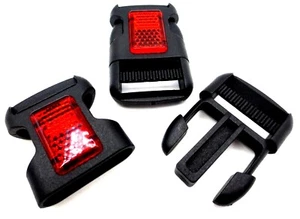 Fibbia resistente sgancio a spinta per tessitura larga 1", 25 mm per cinghia cinghia confezione borsa - Foto 1 di 12