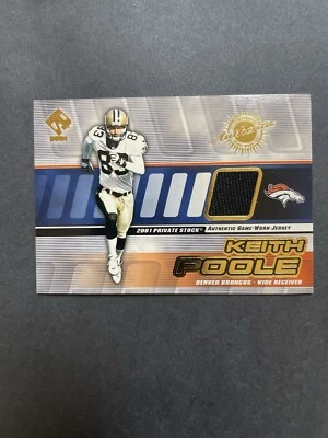 2001 Pacific Private Stock Game-Worn Gear Keith Poole #53 Patch - Image 1 of 2