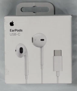 Auriculares Apple EarPods Enchufe USB-C Auriculares con Cable MTJY3AM/A Original NUEVOS - Imagen 1 de 3