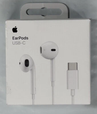 Apple EarPods Headphones USB-C Plug Wired Headset Ear Bud MTJY3AM/A Original NEW - Image 1 of 3