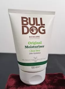 BULL DOG Original Moisturiser for Men Aloe Vera 100 ml NEW Free UK P&P - Picture 1 of 7