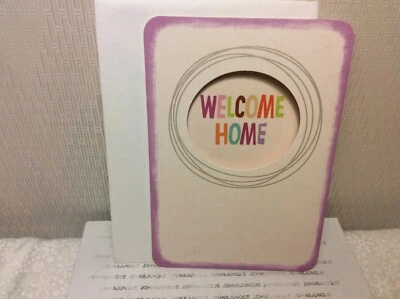 HALLMARK MILITARY GREETING CARD New w/envelope "WELCOME HOME ....." - Image 1 of 2