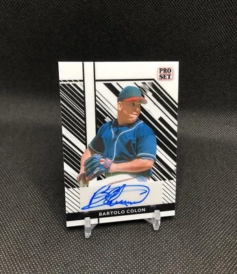 2024 Leaf Collective Bartolo Colon AUTO (AUTOGRAPH) /2 BLACK SHIMMER SSP PSA-BC1 - Image 1 of 4