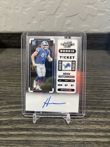Aidan Hutchinson 2022 Panini Contenders Optic Silver Rookie Ticket Auto