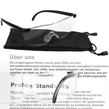 Lupenbrille Vergrößerungsbrille Zauberbrille Kopflupe 160% Vergrößerung Brille