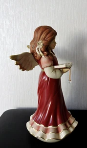 Goebel Engel Zauberhaftes Weihnachtsmärchen  32 cm groß bordeaux - Bild 1 von 6