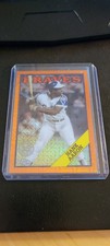 HANK AARON TOPPS CHROME 1988 35TH ANNIVERSARY ORANGE MOJO #24/25 ATLANTA BRAVES