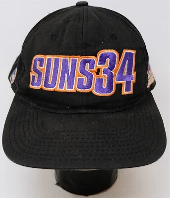 Gorra gorra negra rara vintage Starter Charles Barkley #34 Phoenix Suns Snapback años 90 Foto 1 de 4