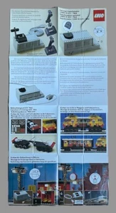 Lego Faltblatt 1980 Universal-Transformator 7864 Beschreibung Prospekt Anwendung - Bild 1 von 2