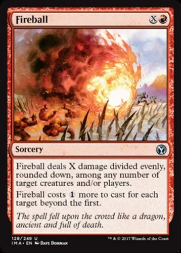 Fireball ~ Near Mint Iconic Masters MTG Magic UltimateMTG Red Card - Image 1 of 1