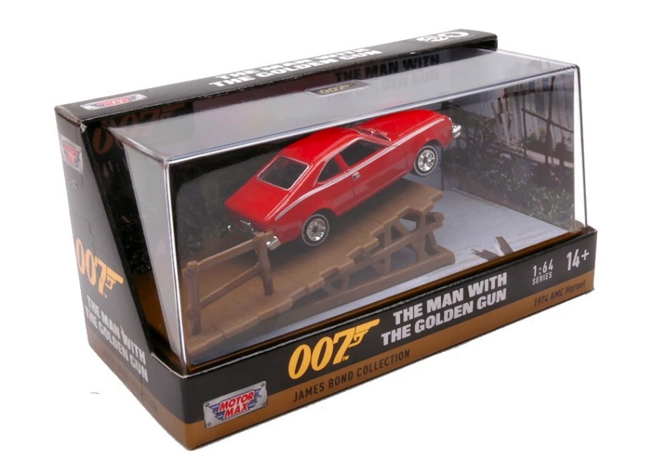MotorMax DIORAMA AMC HORNET 1974 "JAMES BOND-THE MAN WITH THE GOLDEN GUN" 1:64 - Immagine 1 di 1