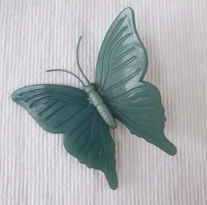 Vintage KD DENMARK Kitty Dalsgaard Huge Teal Celluloid Butterfly Brooch as new - Picture 1 of 5