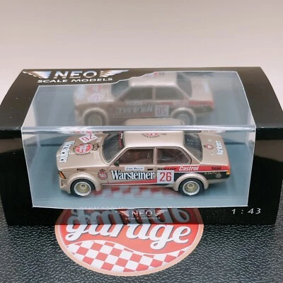 NEO scale models 1/43 BMW 320i Warsteiner DRM 1979 #26 NEO45229 resin gold - Image 1 of 4