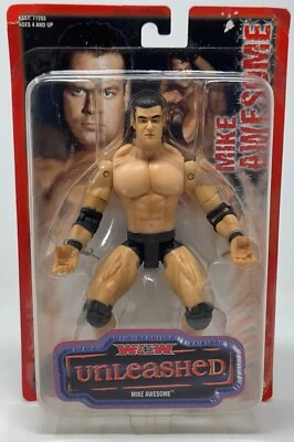 2000 TOY BIZ WCW UNLEASHED MIKE AWESOME SMALL CARD MOC - Image 1 of 2