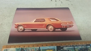 1966 FORD MUSTANG  Original Promo Card  - Picture 1 of 1