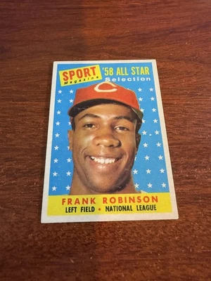 1958 Topps #484 Frank Robinson Salón de la fama. EX Foto 1 de 2