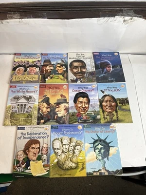 Смешанный лот из 11 книг Who HQ Who Was, Where Is, What Is, What Was - Изображение 1 из 4