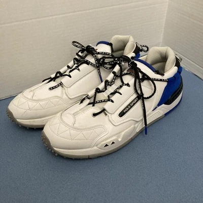 Polo Sport Men's PS200-SK-LTL White w/Blue & Black Sneakers - SZ 15 - Image 1 of 4