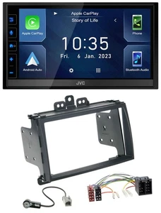 JVC DAB Bluetooth MP3 USB 2DIN Autoradio für Hyundai i20 09-12 schwarz - Bild 1 von 10