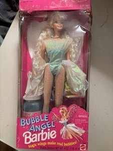 Barbie Bubble Angel Bubble Solution Mattel 1994 muñeca años 90 #12443 nueva en caja - Imagen 1 de 6