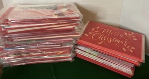 Lot of 175 New Christmas Cards & Envelopes - Great Assortment! Holiday Season - Picture 1 of 8