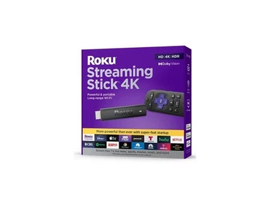 Roku Streaming Stick 4K | Streaming Device with Voice Remote and Long-Range - Image 1 of 4