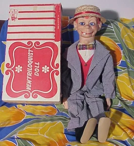 "REAL" 1968 MORTIMER SNERD 30" Ventriloquist Dummy by Juro Novetly w/Box, Guide - Picture 1 of 12