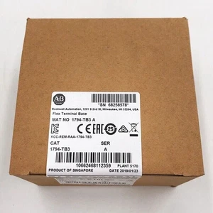 Nuevo módulo base terminal flexible AB 1794-TB3 SER A 1794TB3 1794-TB3 sellado de fábrica - Imagen 1 de 10