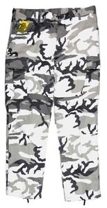 ROTHCO City Camo Cargo Military BDU Fatigues Button Fly Pants 7881 Mens Size Lrg - Picture 1 of 10