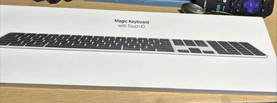 Apple A2520 Magic Keyboard With Touch ID and Numeric Keypad BLACK New - Image 1 of 4