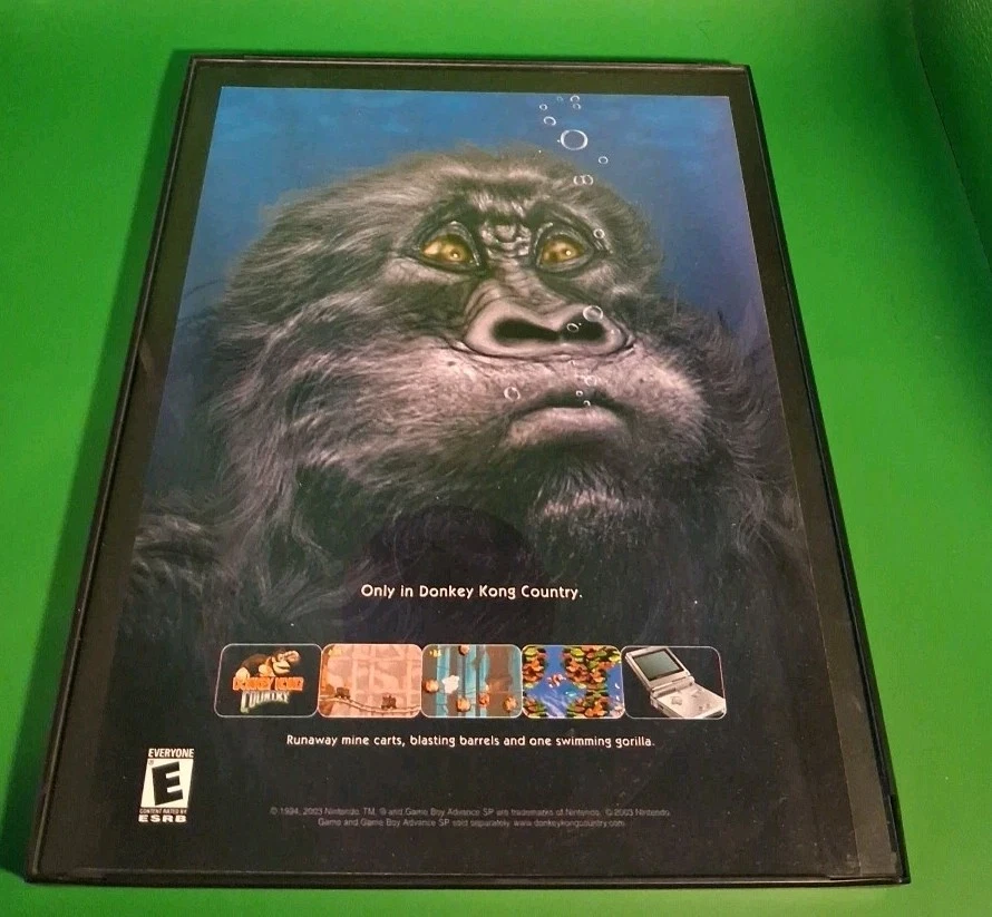Винтажная печатная реклама видеоигр Donkey Kong Country 2003 8,5x11 - Изображение 1 из 1